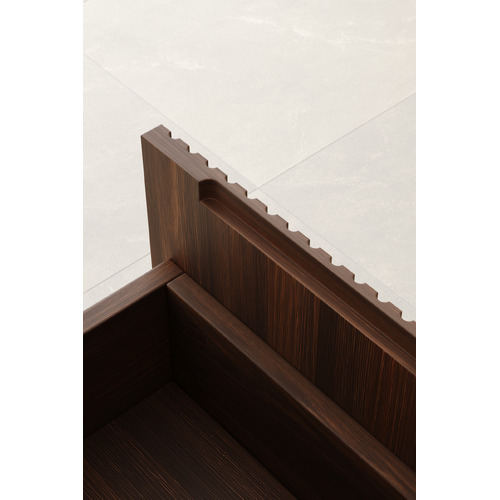 Panama 600mm Wall Hung Single Vanity with Integrated Basin