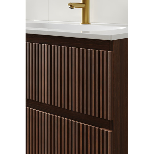 Panama 800mm Wall Hung Single Vanity with Integrated Basin