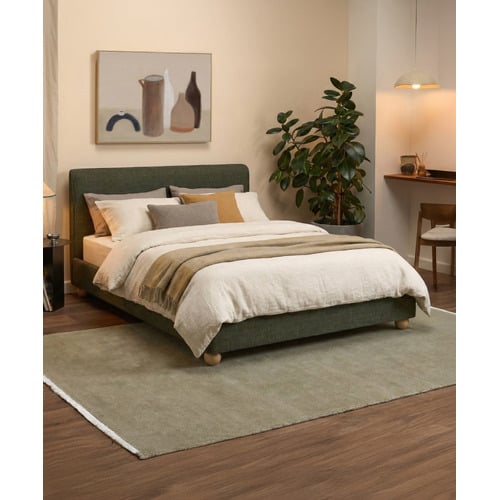 Bonnie Upholstered Ball Foot Bed