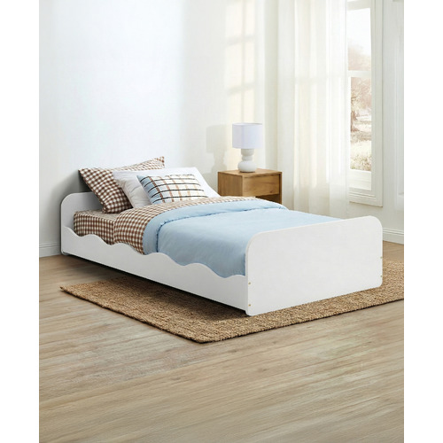 Wavy Single Floor Bed