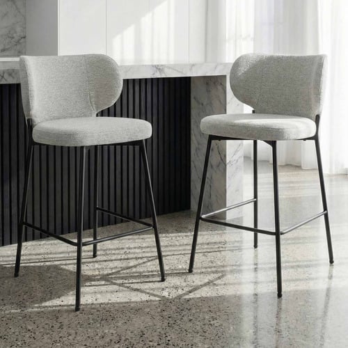 66cm Petra Upholstered Bar Stools