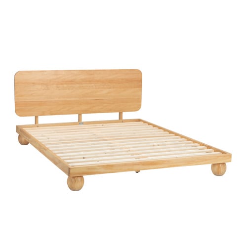 Bobble Pine Wood Ball Foot Bed
