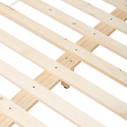 Bobble Pine Wood Ball Foot Bed