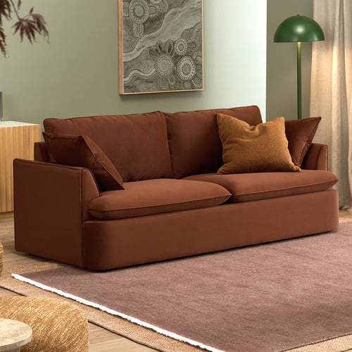 Softy Premium 3 Seater Queen Velvet Sofa Bed