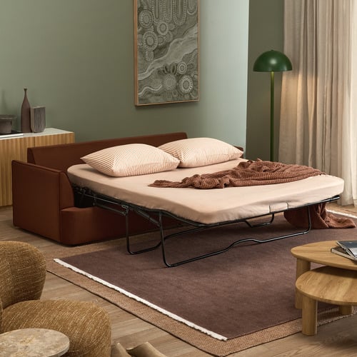 Softy Premium 3 Seater Queen Velvet Sofa Bed