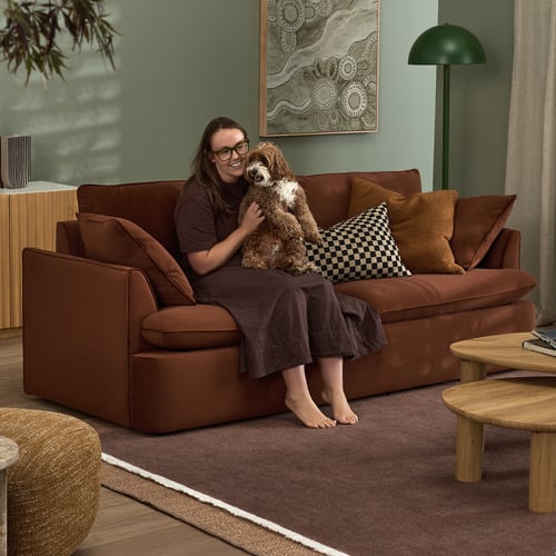 Softy Premium 3 Seater Queen Velvet Sofa Bed