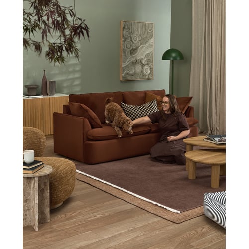 Softy Premium 3 Seater Queen Velvet Sofa Bed