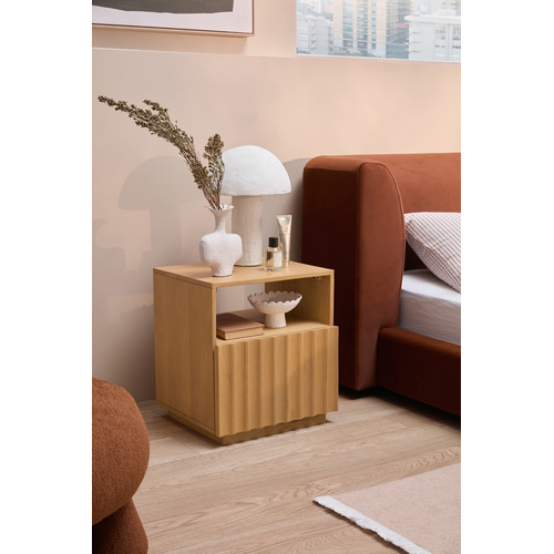 Mia Mango Wood Bedside Table