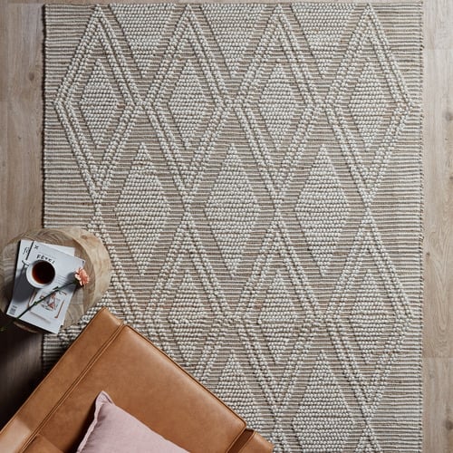 Sol Hand-Woven Jute & Wool Rug