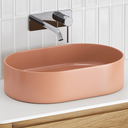Sabina 500mm Pill Ceramic Above Counter Basin