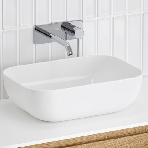 Sabina 460mm Rectangular Ceramic Above Counter Basin