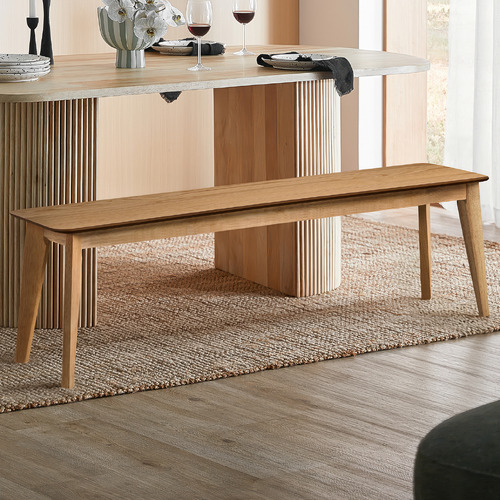Larsen Rubberwood Dining Bench