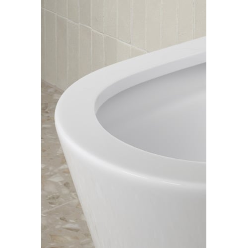 Delta Rounded Back to Wall Toilet Suite