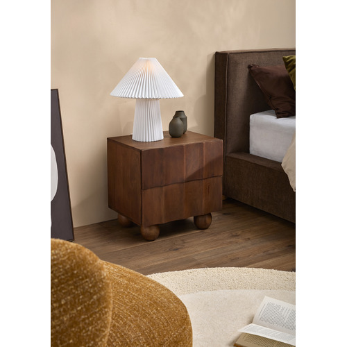 Hendry Mango Wood Bedside Table