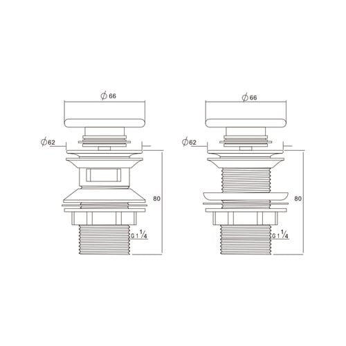 Sabina 500mm Pill Ceramic Above Counter Basin