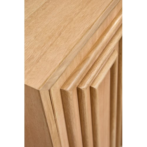 Meira Mango Wood 4 Door Sideboard Buffet