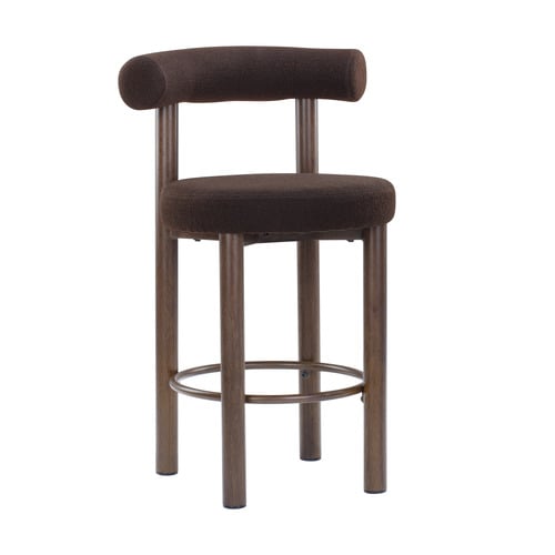 66.5cm Roselin Boucle Bar Stools