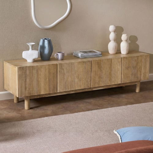 Anika Mango Wood Entertainment Unit