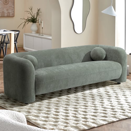 Serena 3 Seater Boucle Sofa