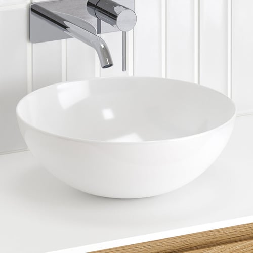Sabina 360mm Round Ceramic Above Counter Basin