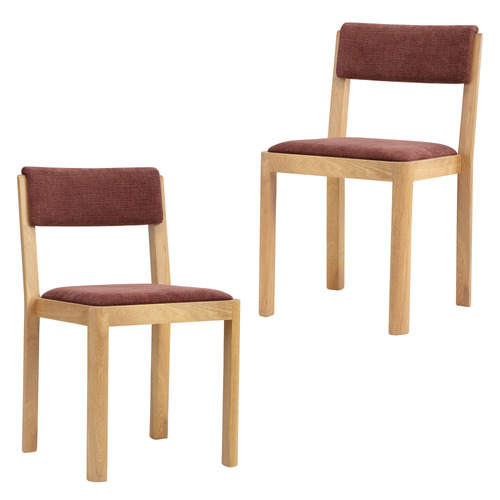 Alex Solid Oak Wood Dining Chairs