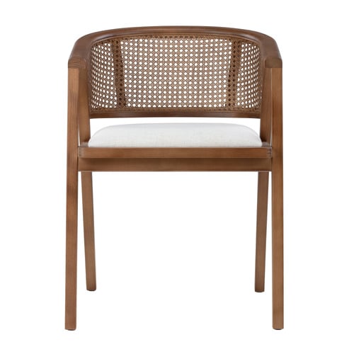 Shun Beech Wood & Rattan Dining Chair