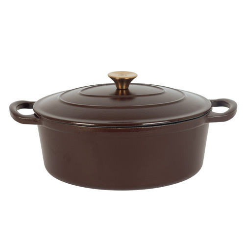 5.5L Oval Cast Iron Dutch Oven