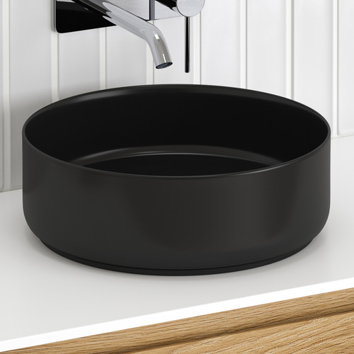 Sabina 355mm White Round Ceramic Above Counter Basin