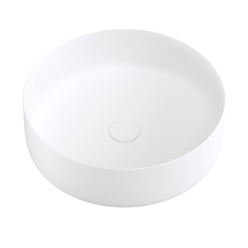 Sabina 400mm White Round Ceramic Above Counter Basin