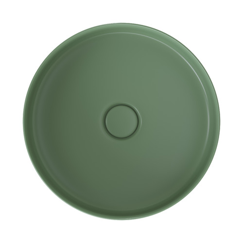 Sabina 355mm White Round Ceramic Above Counter Basin