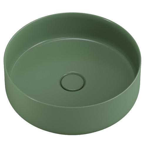 Sabina 355mm White Round Ceramic Above Counter Basin