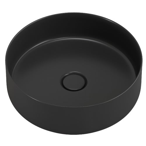 Sabina 355mm White Round Ceramic Above Counter Basin