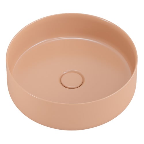 Sabina 355mm White Round Ceramic Above Counter Basin