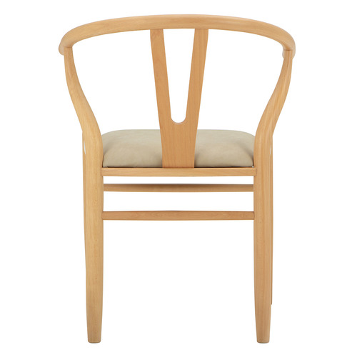 Hans Wegner Wishbone Replica Upholstered Dining Chairs