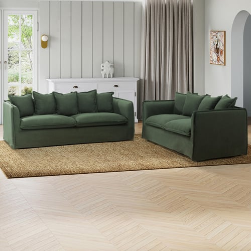 Montauk 2 Seater Upholstered Slipcover Sofa