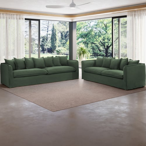 Montauk 4 Seater Upholstered Slipcover Sofa