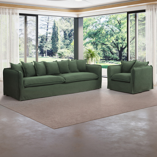 Montauk Upholstered Slipcover Armchair