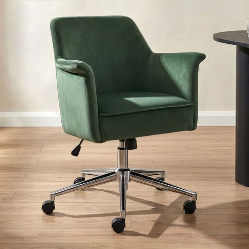 Jasper Velvet Office Chair