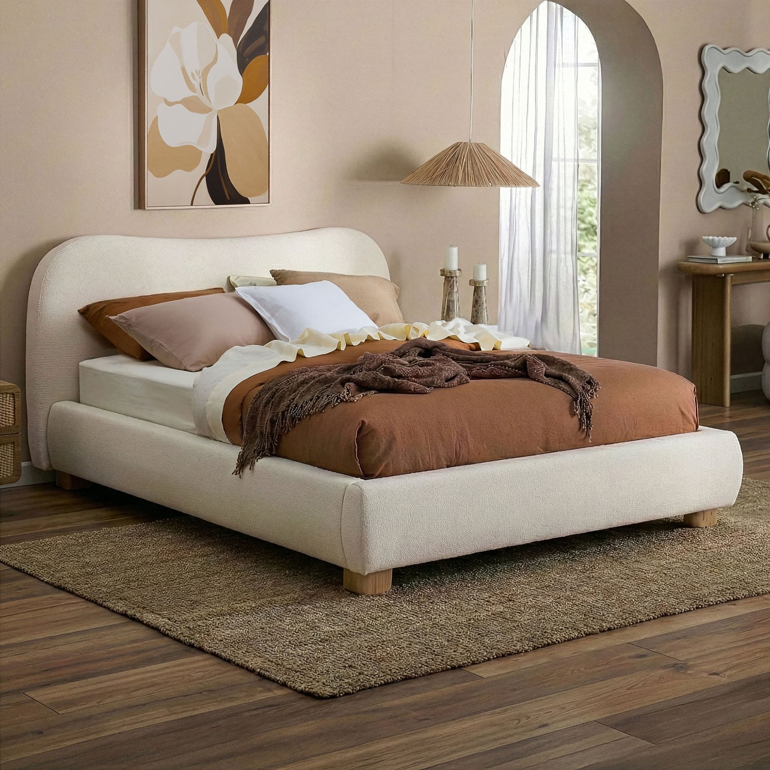 Paloma Boucle Bed