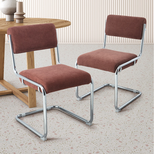 Clements Cantilever Upholstered Dining Chairs