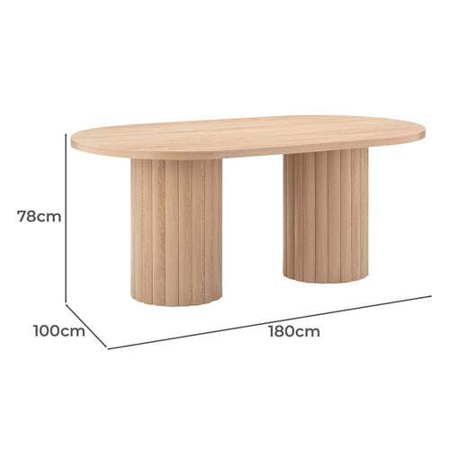 Elodie Oval Dining Table