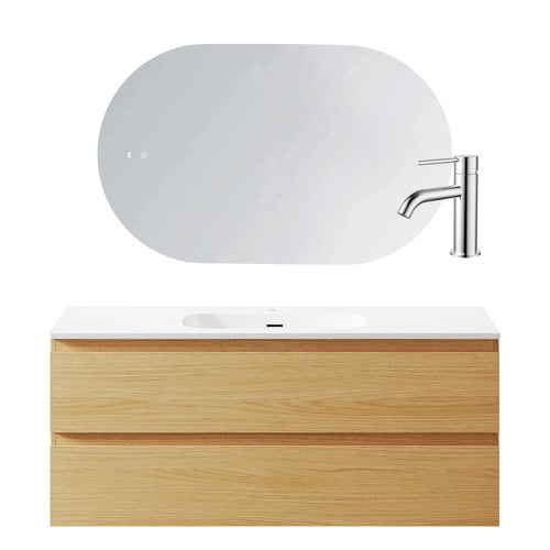 Havana 1200mm Vanity Package With Mixer & LED Mirror