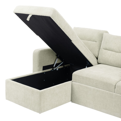 Carter 4 Seater Queen Sofa Bed with Reversible Chaise