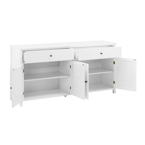 Nyla Coastal 4 Door 2 Drawer Buffet