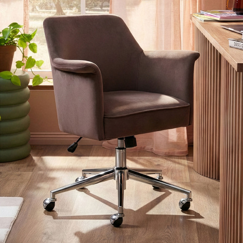 Jasper Velvet Office Chair