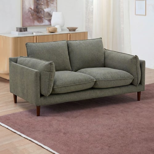Green Terry 2 Seater Upholstered Sofa