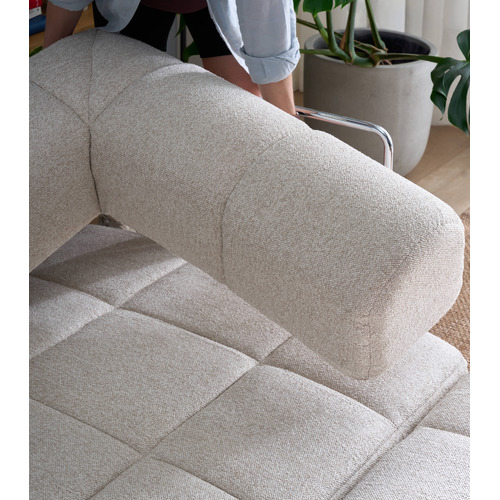 Nyx 3 Seater Queen Boucle Sofa Bed