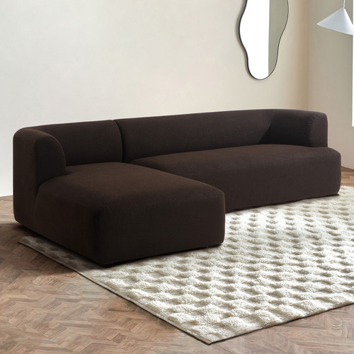 Gala Boucle 4 Seater Sofa with Chaise