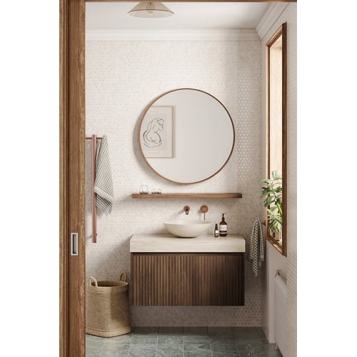 Clovelly 200mm Bronze Curved Bath/Basin Wall Spout