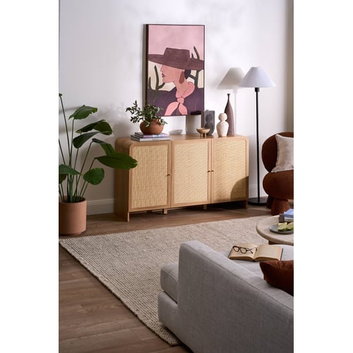 Maxine Rattan Sideboard